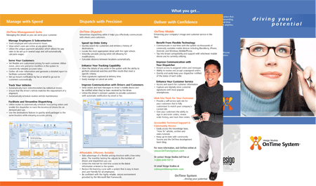 OnTime Courier Software Brochure